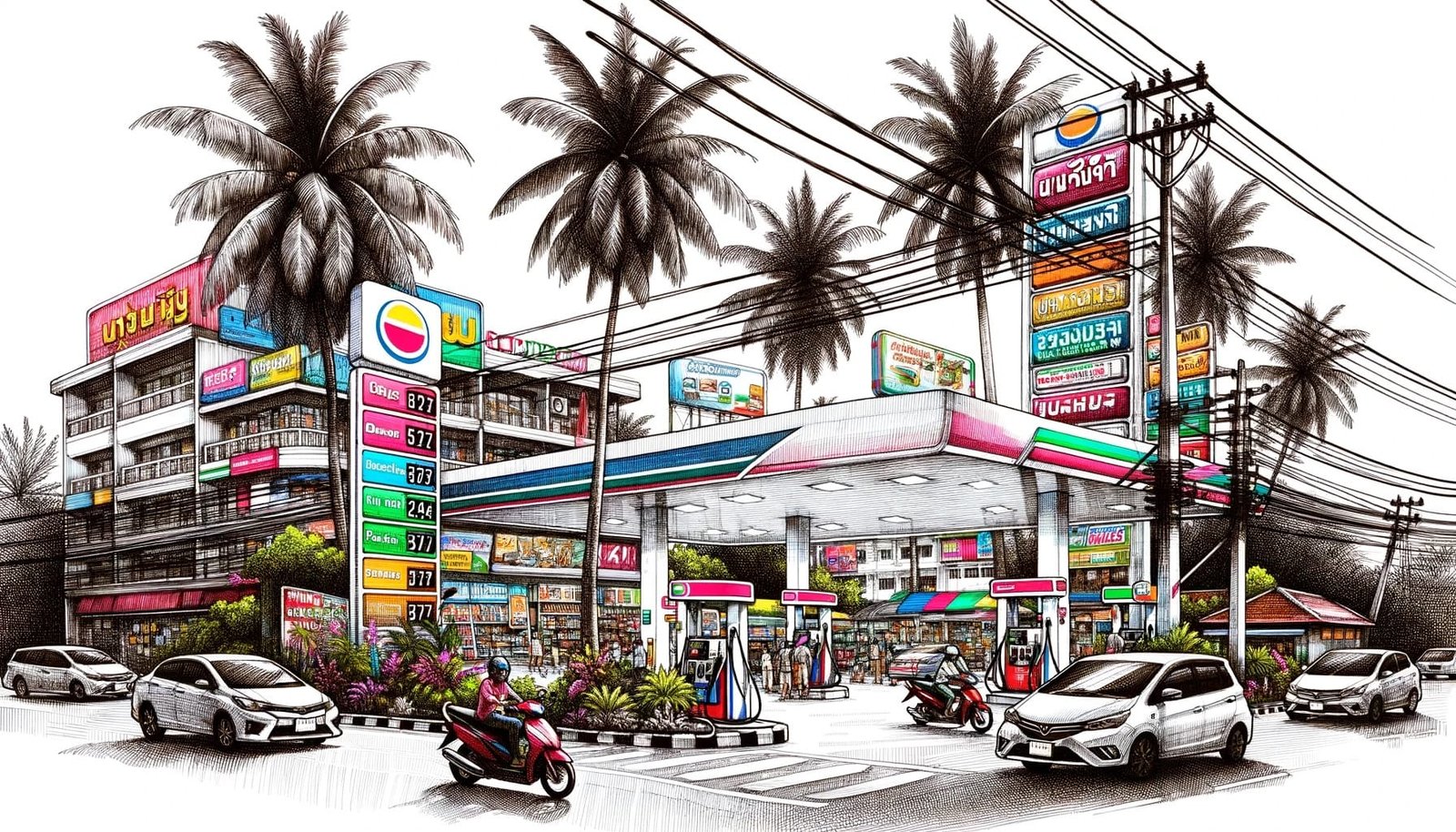 Thailand Benzinpreise