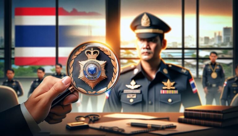 Ermittlungen gegen Polizeibeamten in Surat Thani wegen unangemessenen Verhaltens