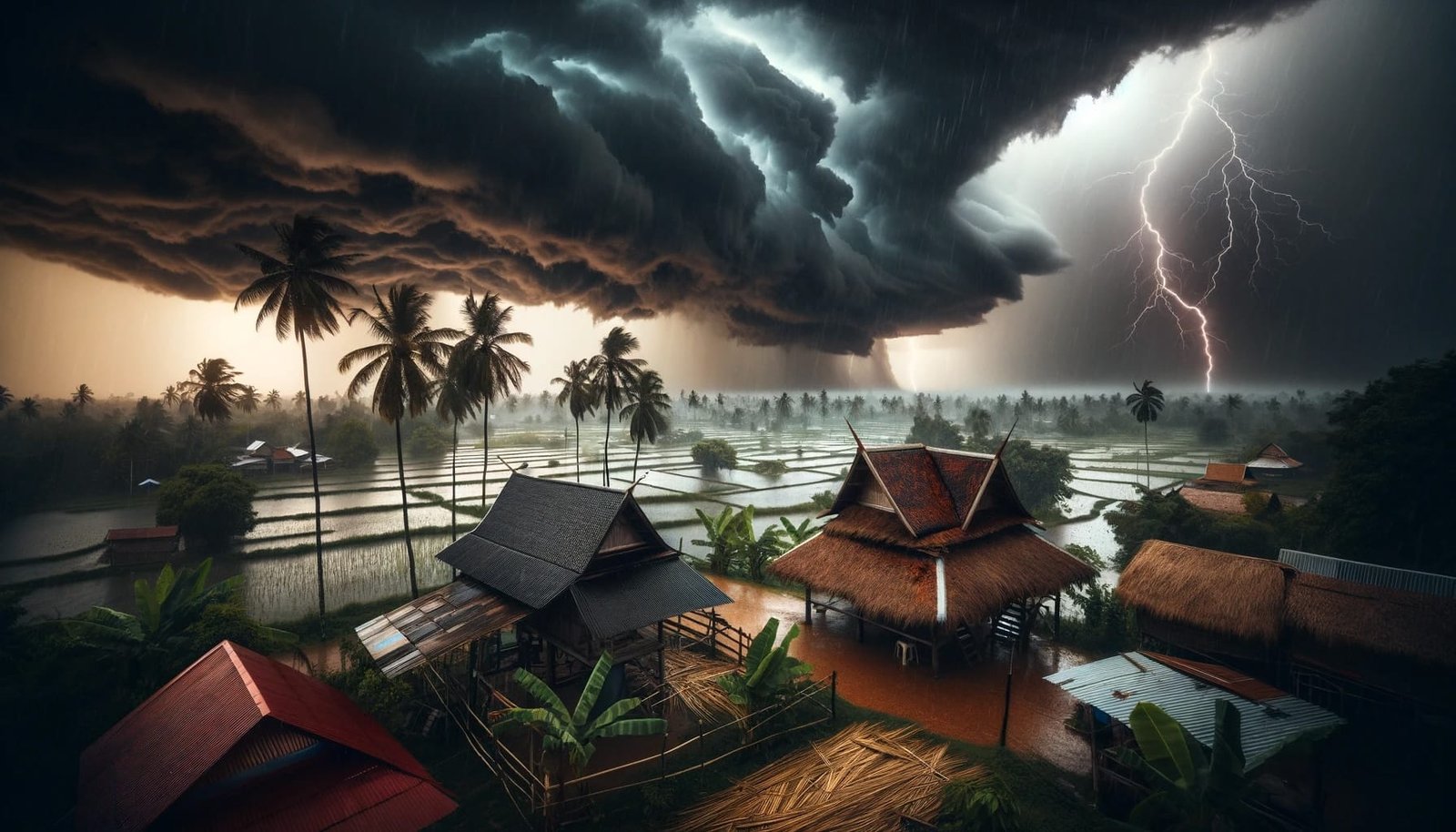 Unwetter in Thailand