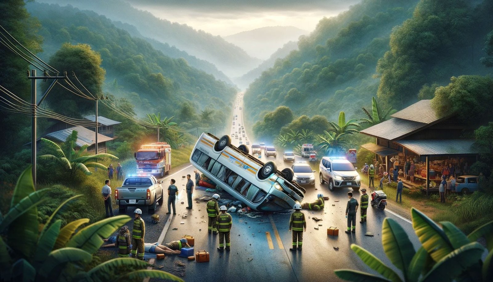 Verkehrsunfall in Chiang Mai