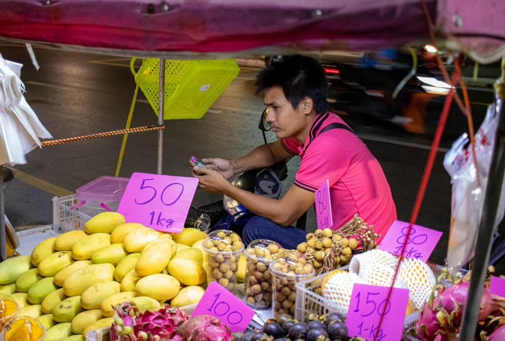 Thailand Straßenhändler