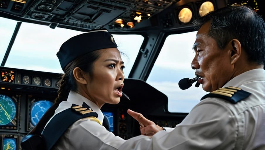 Thai Piloten streiten mit Ausländern